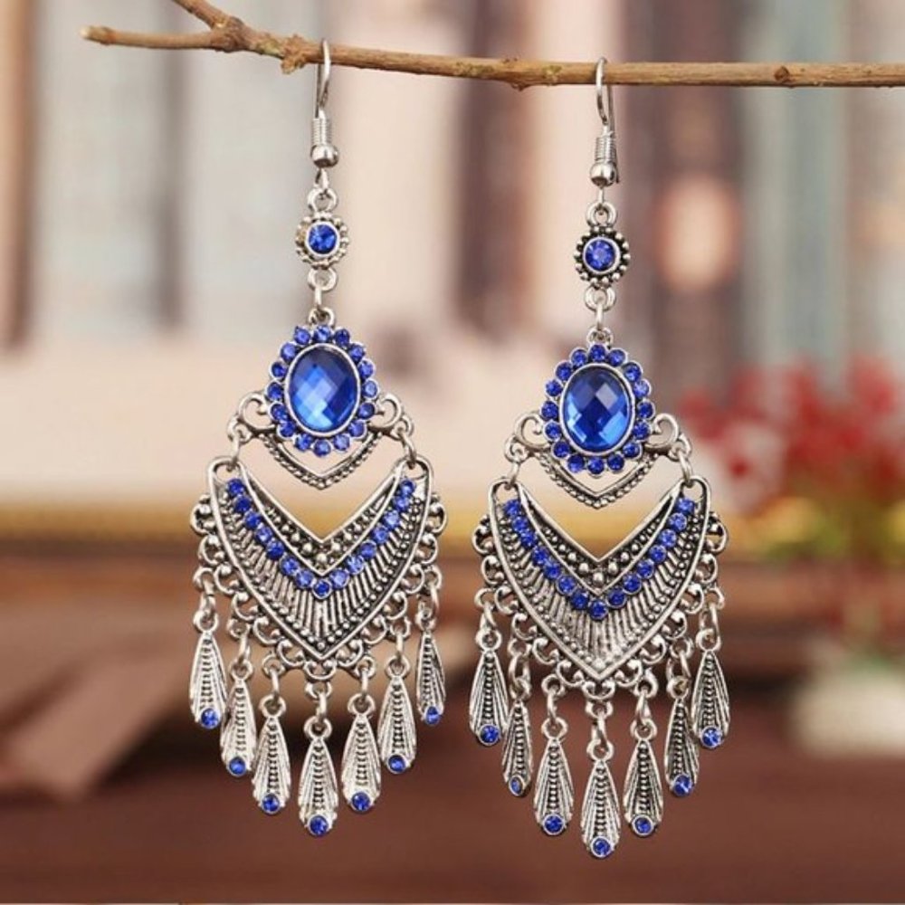 Boho Rhinestone Earrings